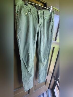 Women’s Slim Straight Jeans - Sage Green
